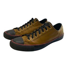 Converse All Star Leather By You Sneaker Mens 13 Brown Low Top Skater 156576C